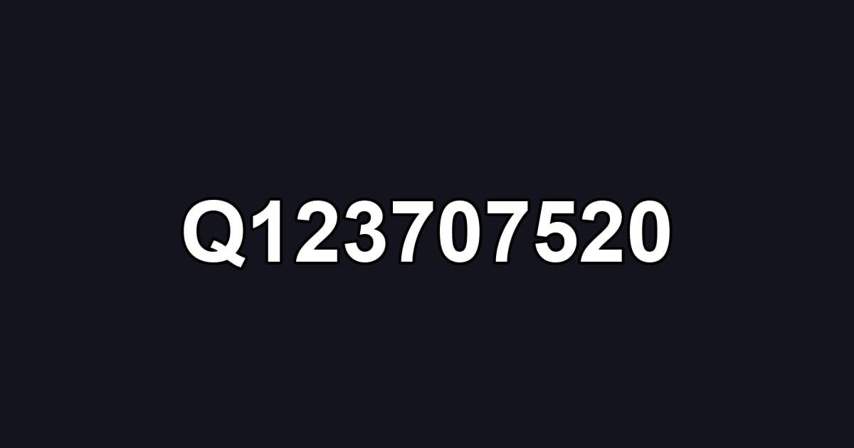 Q123707520