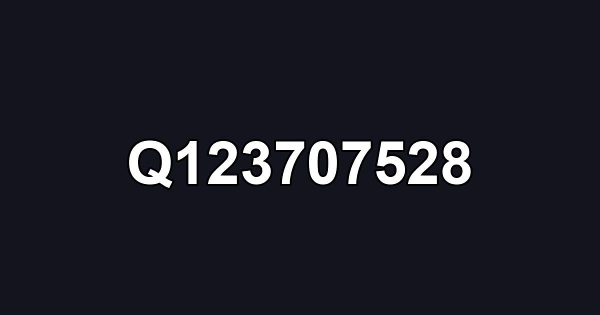 Q123707528