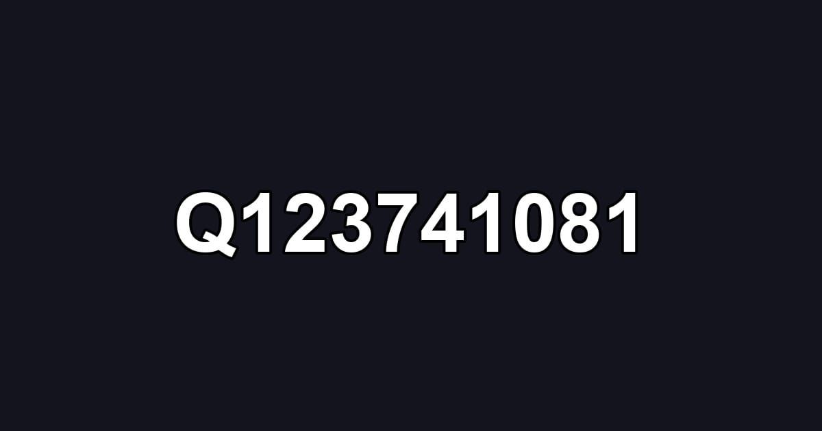 Q123741081
