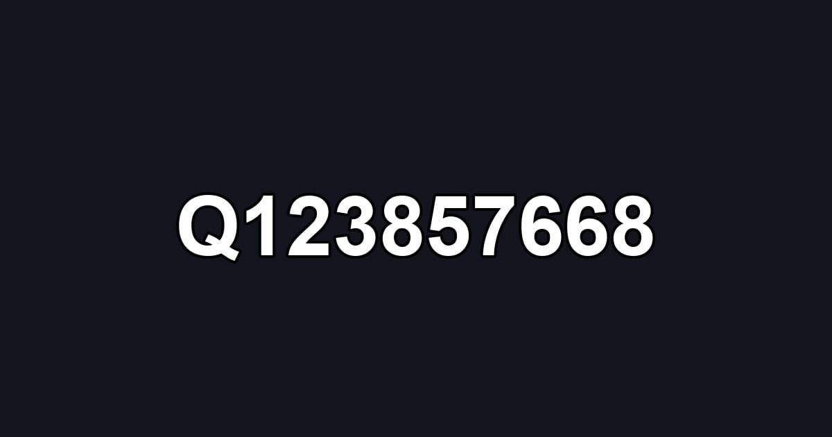 Q123857668