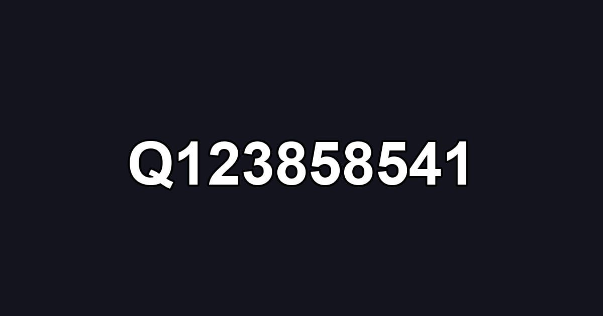 Q123858541