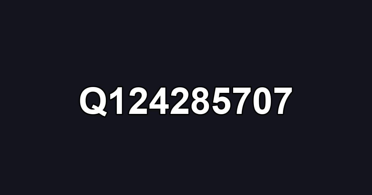 Q124285707