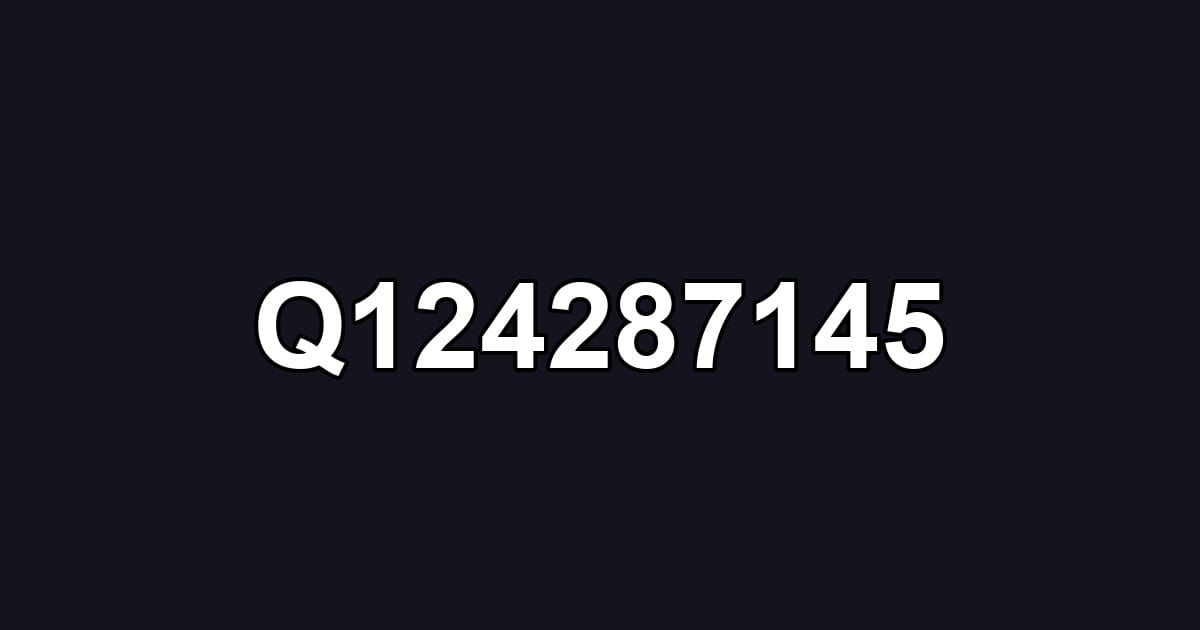 Q124287145