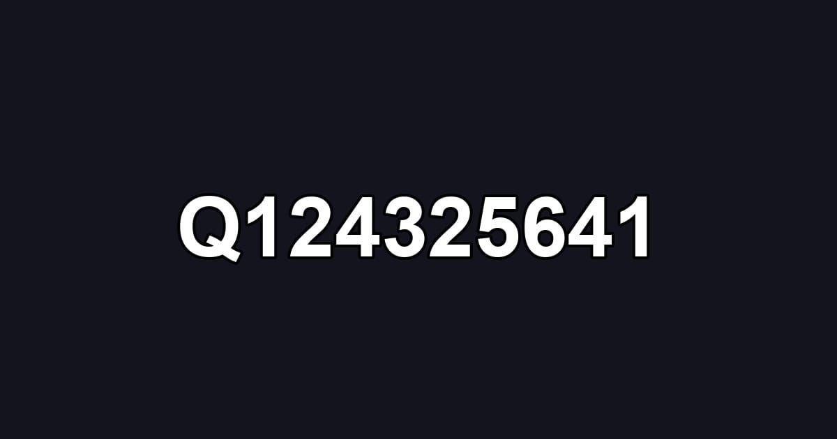 Q124325641
