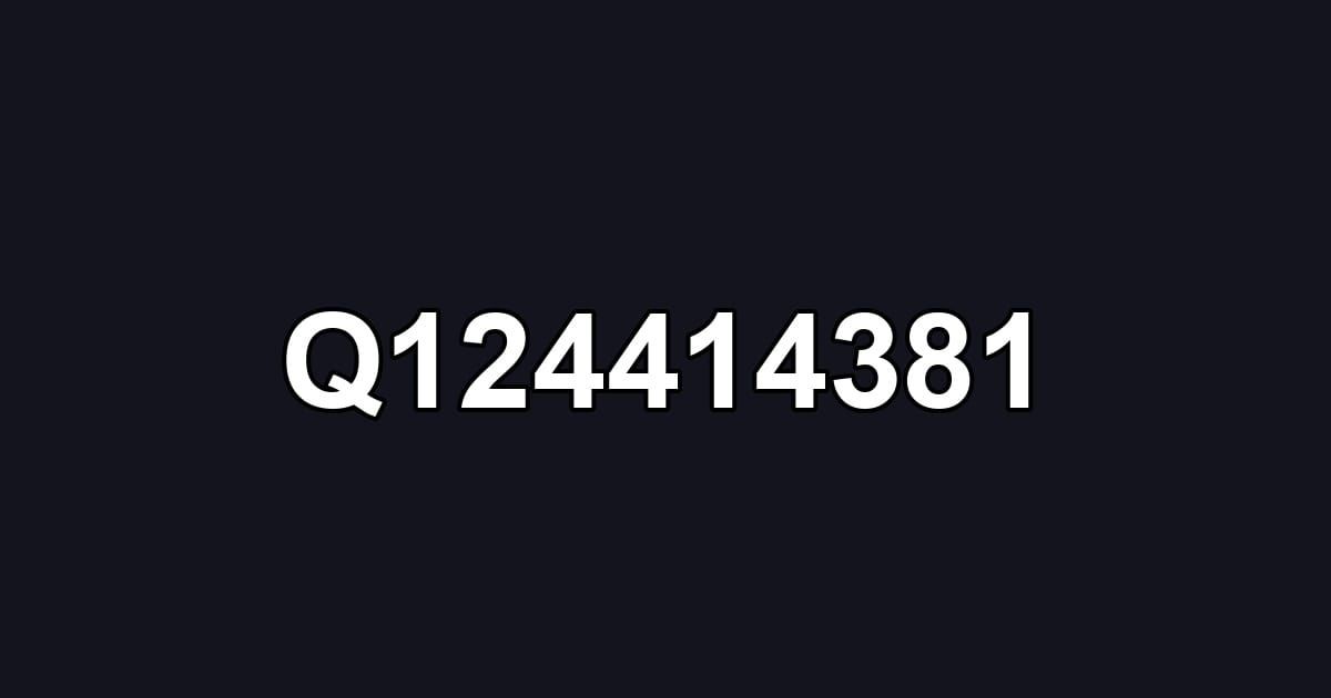 Q124414381