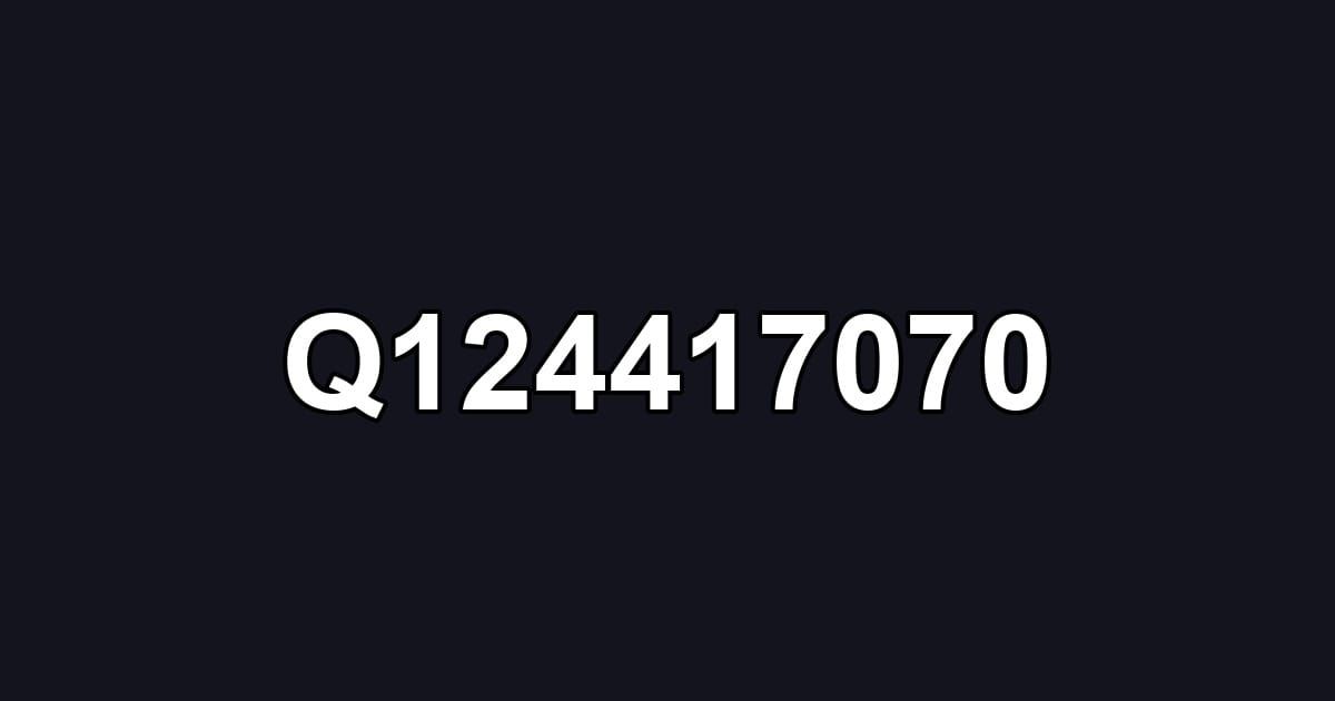 Q124417070