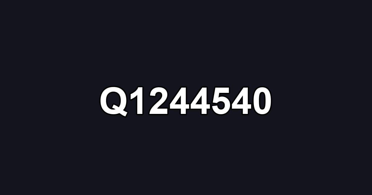 Q1244540