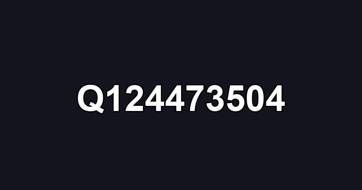 Q124473504