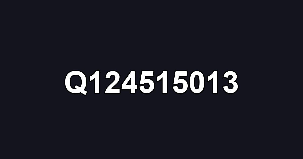 Q124515013
