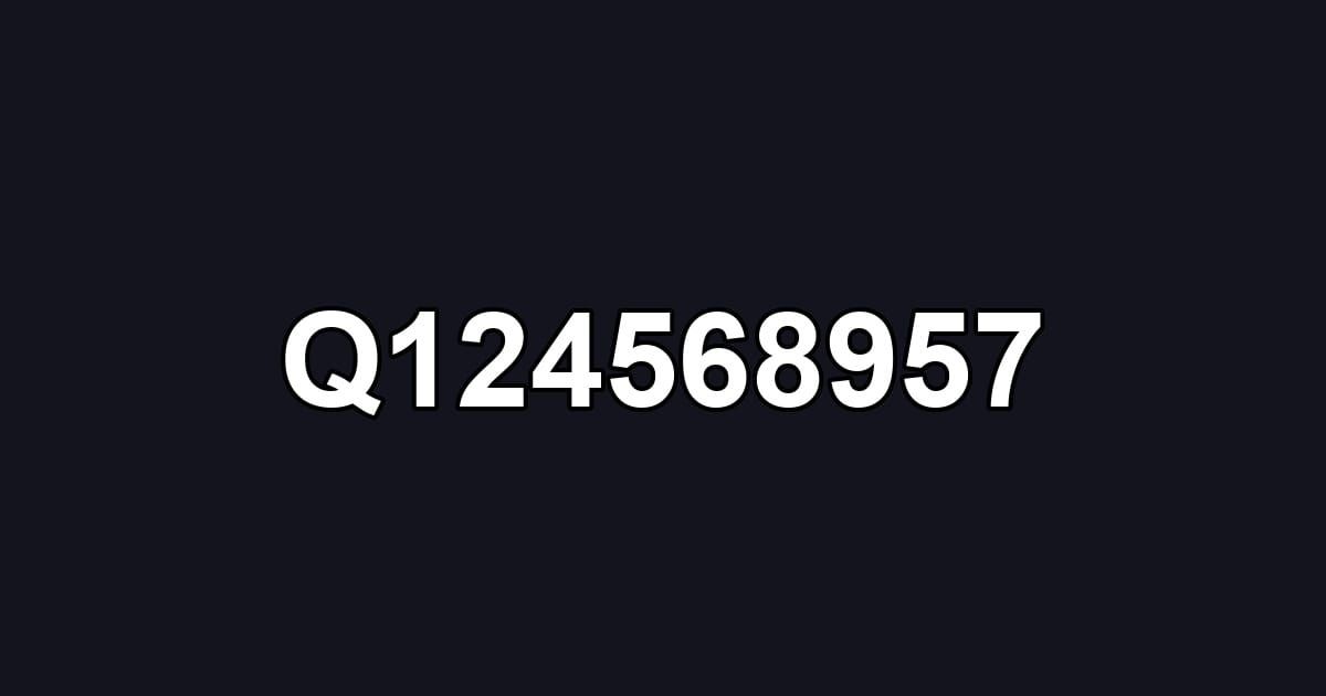 Q124568957