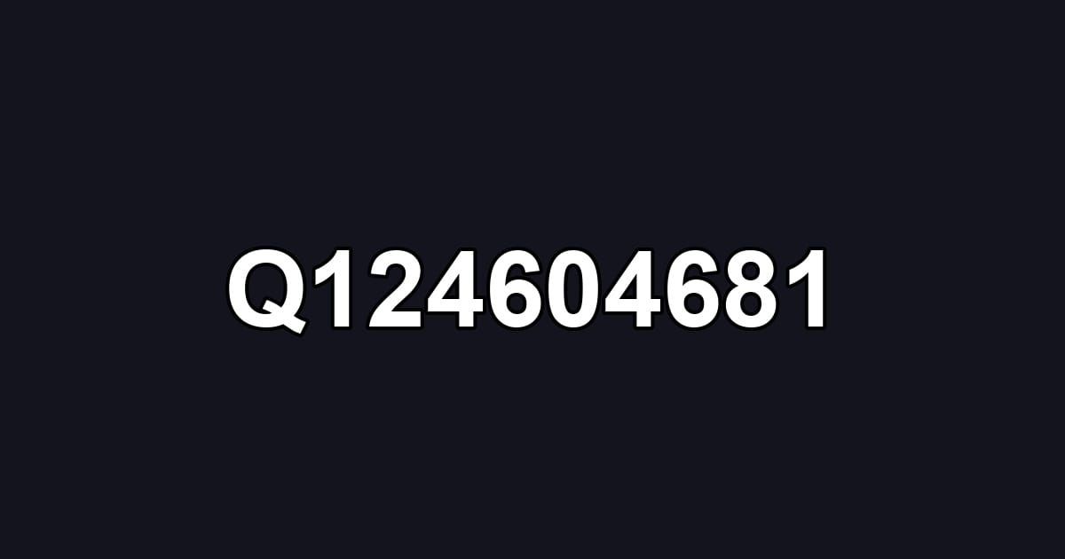 Q124604681