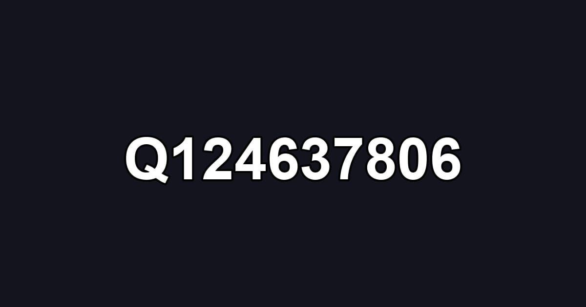 Q124637806