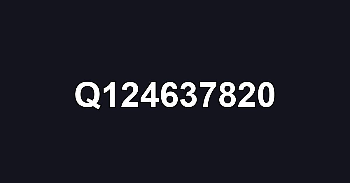 Q124637820