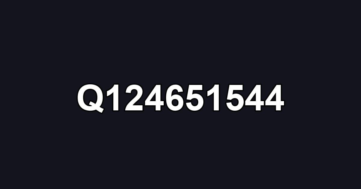 Q124651544