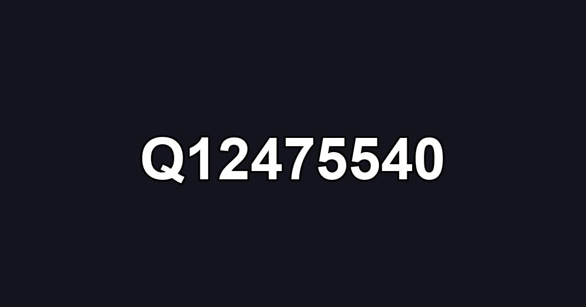 Q12475540