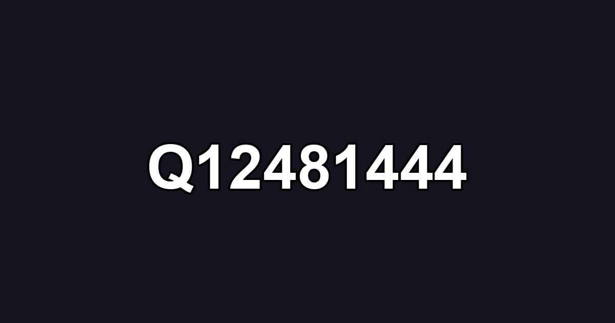 Q12481444