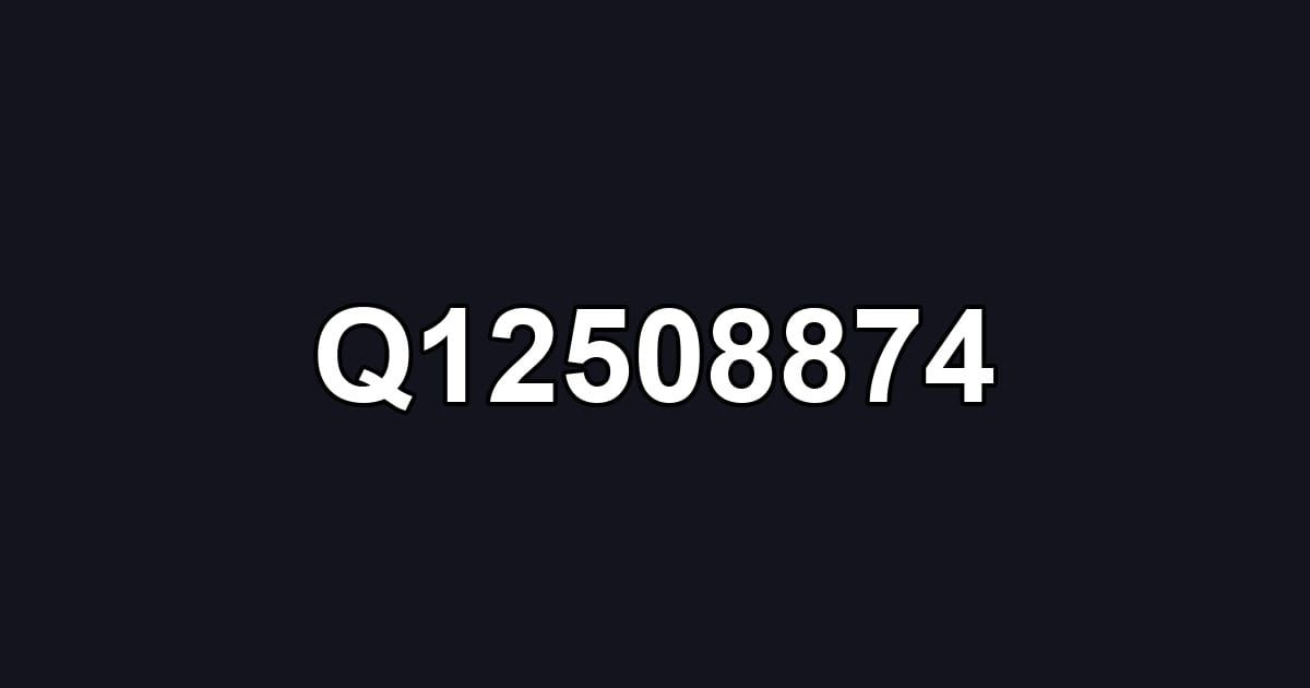 Q12508874