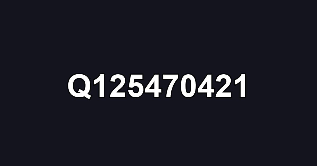 Q125470421