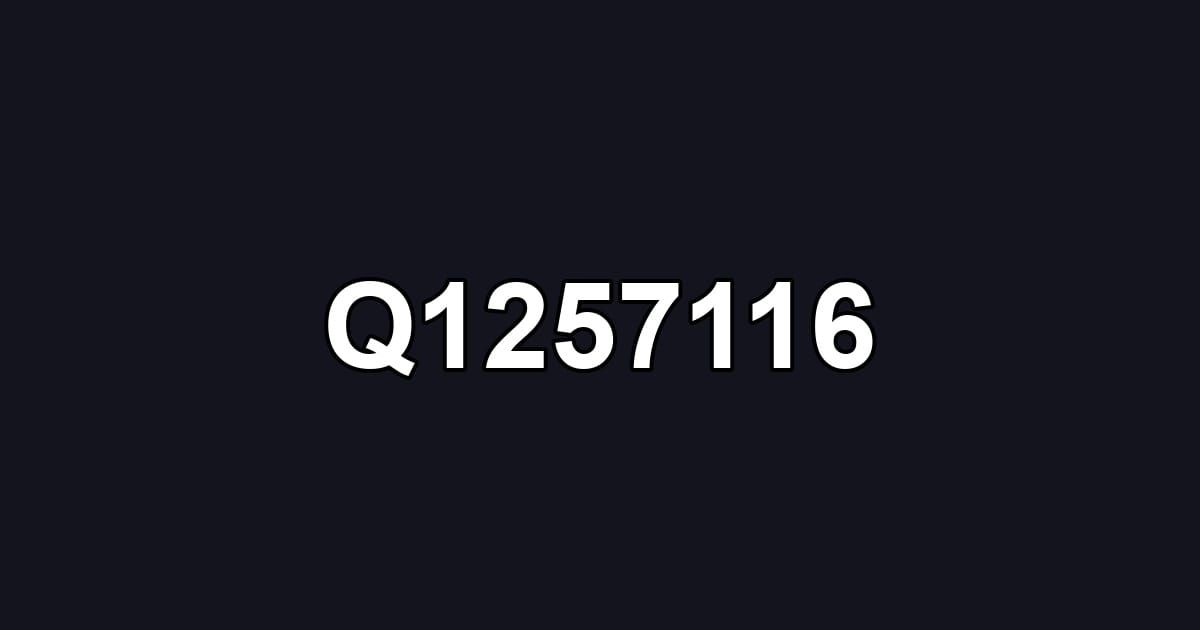 Q1257116