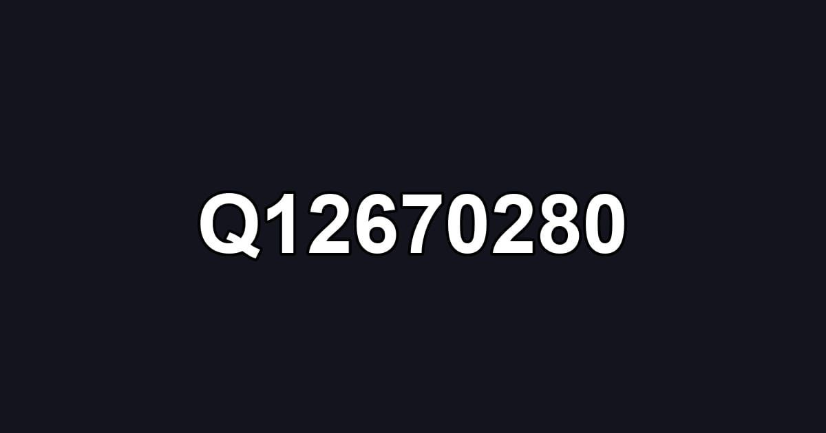 Q12670280