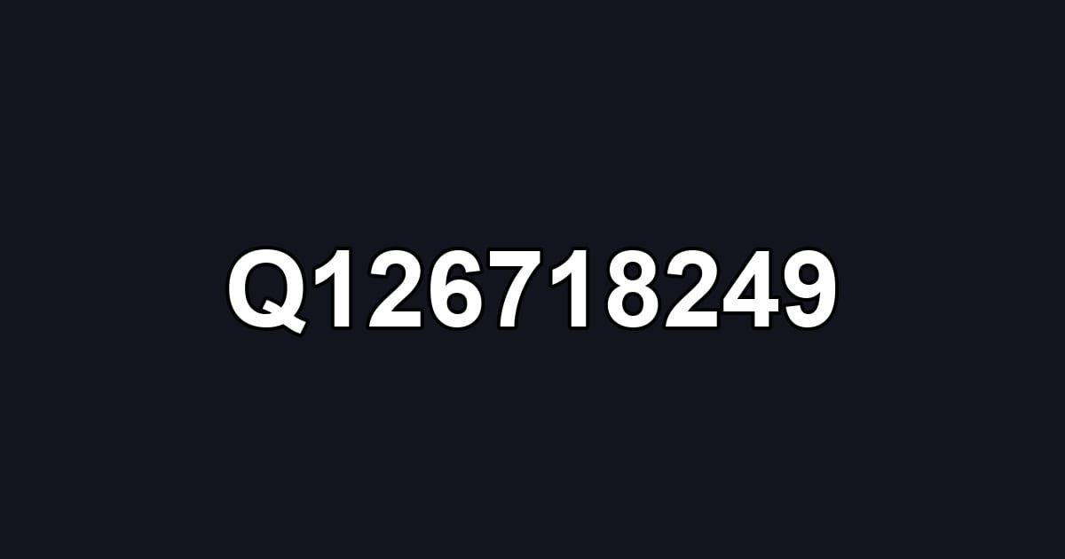 Q126718249