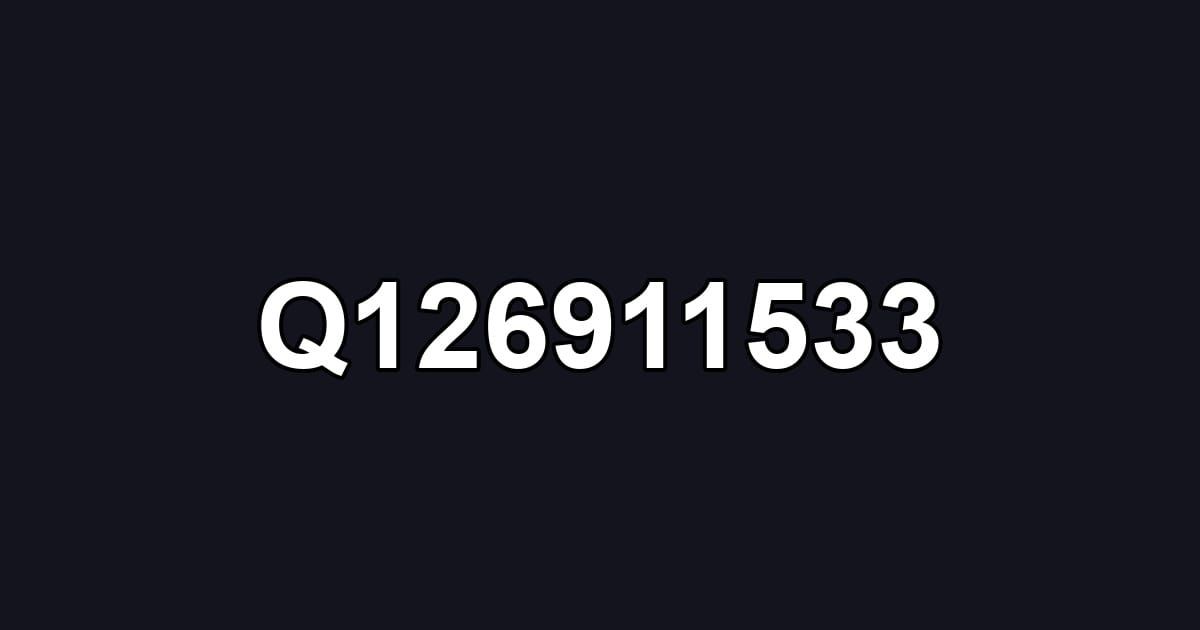 Q126911533