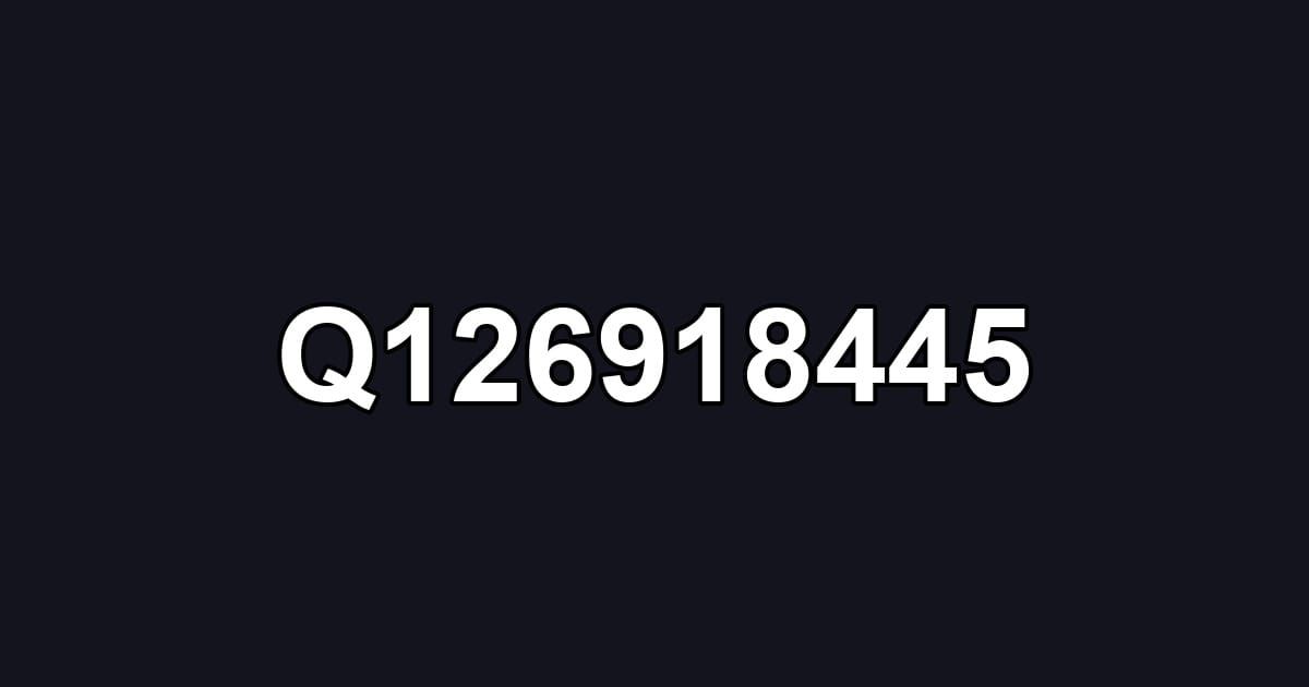 Q126918445