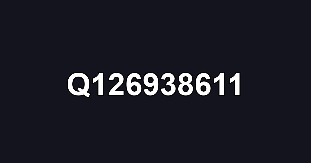 Q126938611