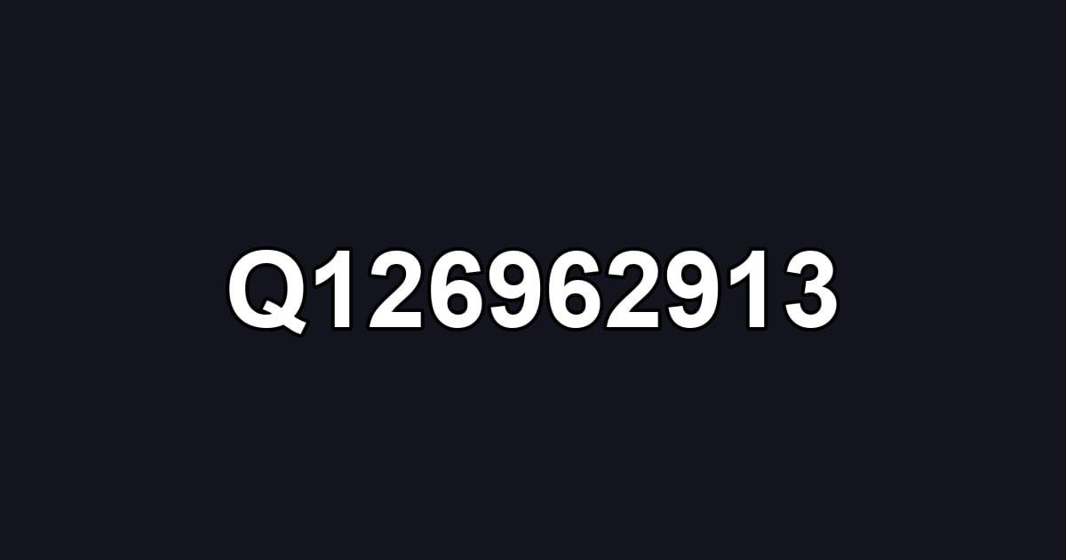 Q126962913