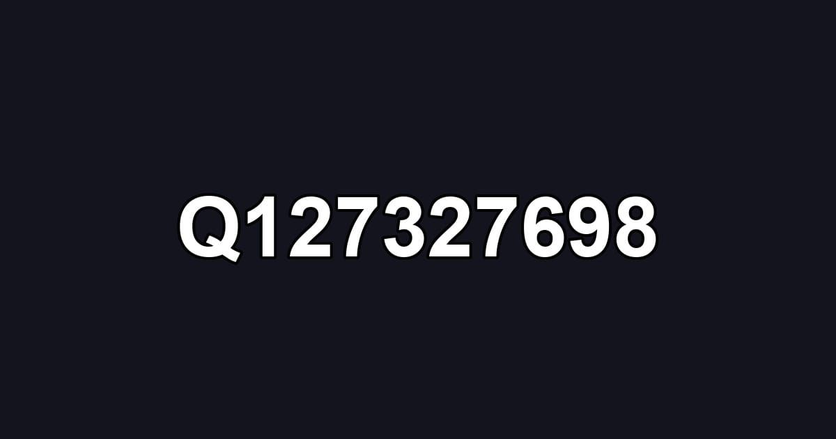Q127327698
