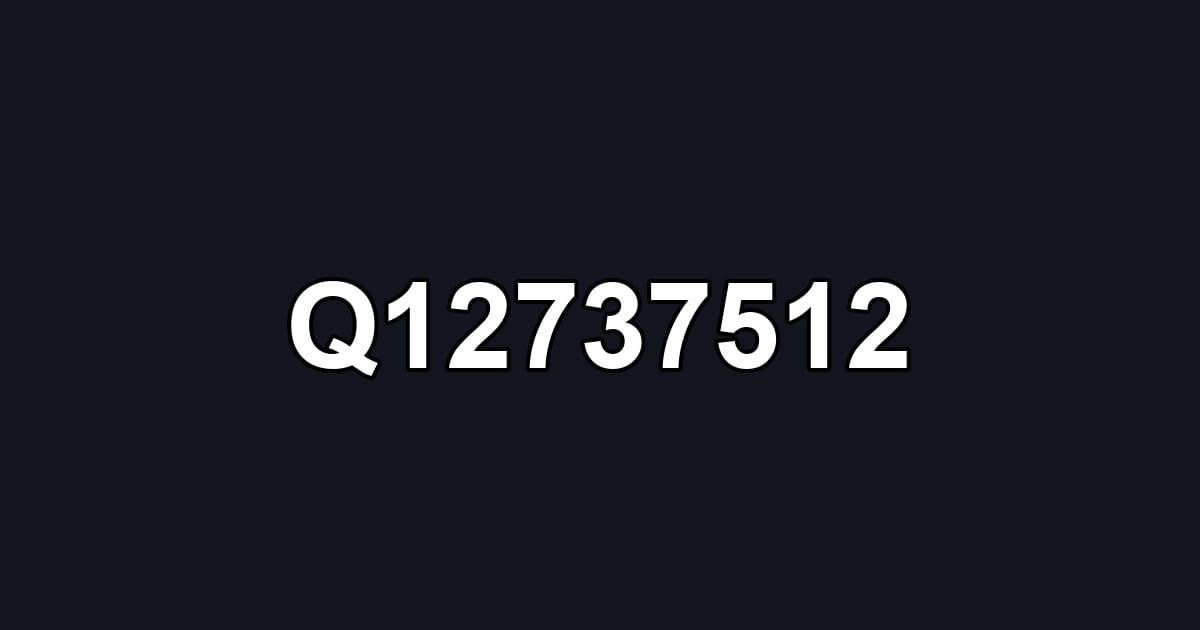 Q12737512