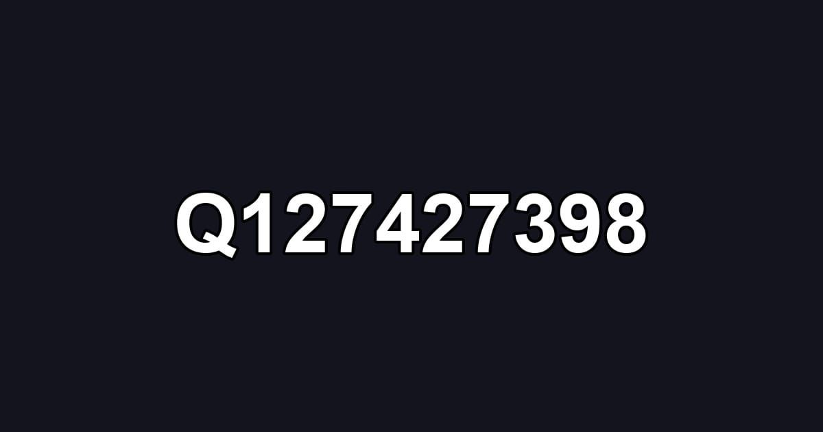 Q127427398