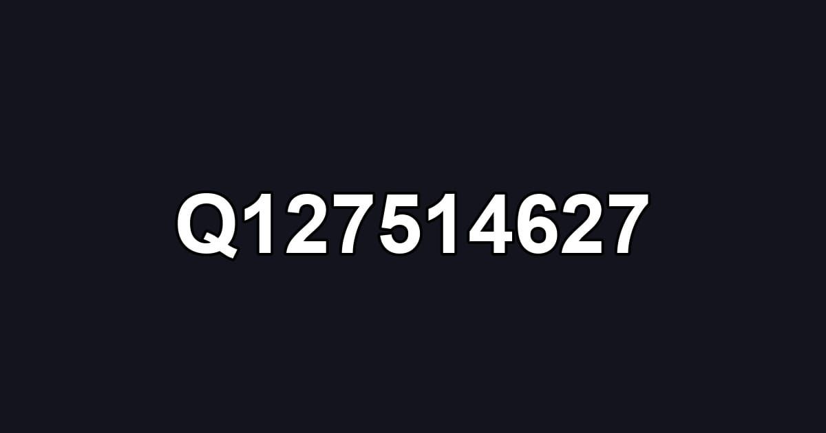 Q127514627
