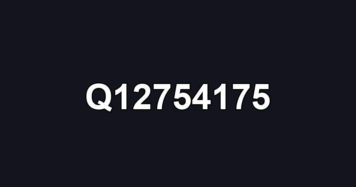 Q12754175