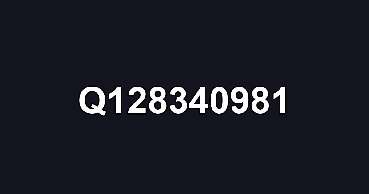 Q128340981