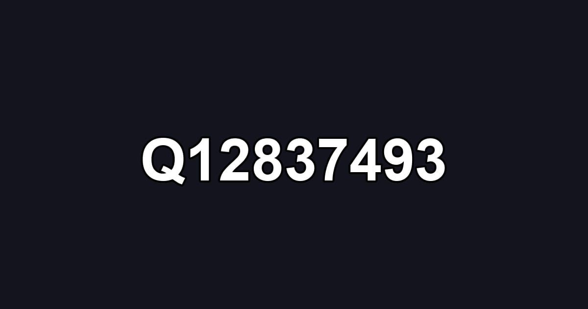Q12837493