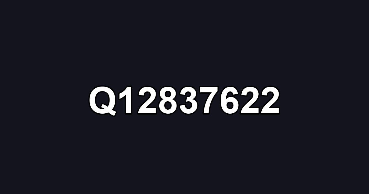 Q12837622