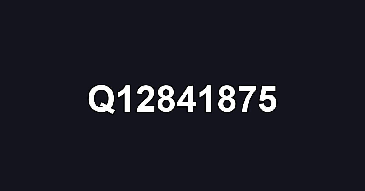 Q12841875
