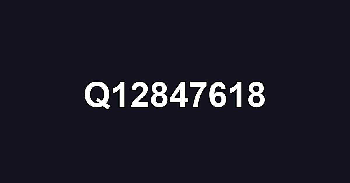 Q12847618
