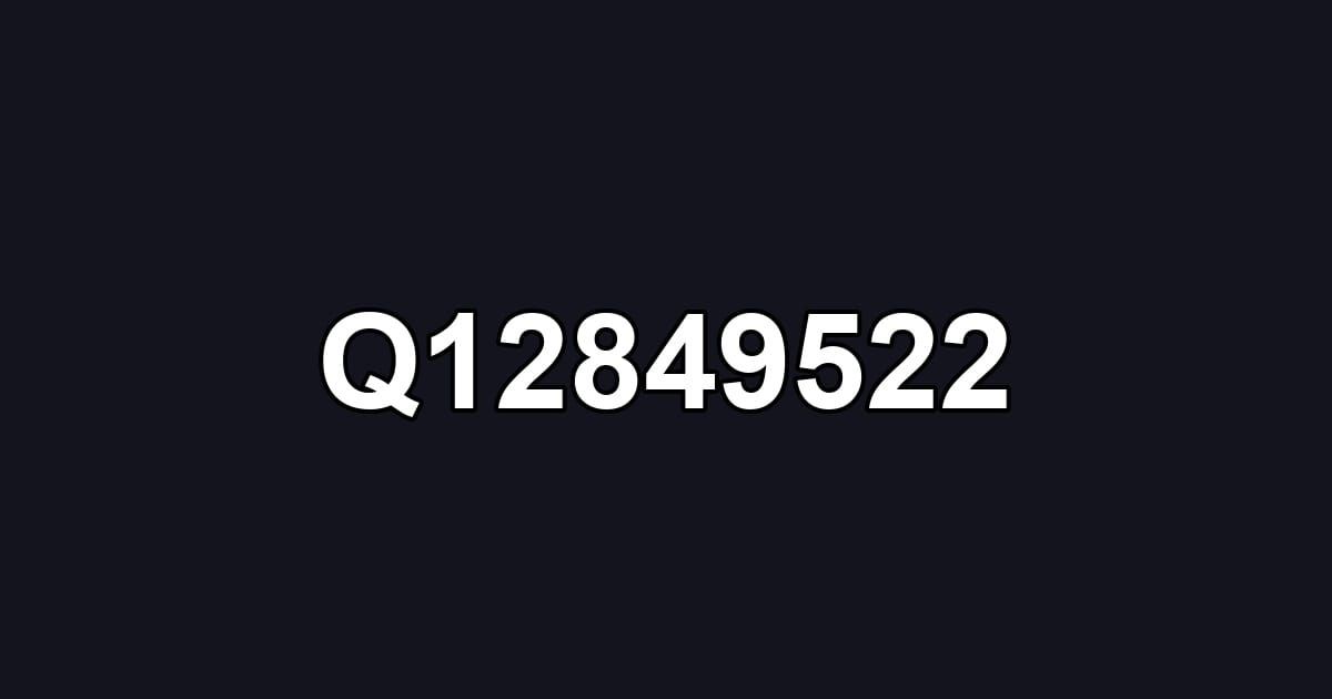Q12849522