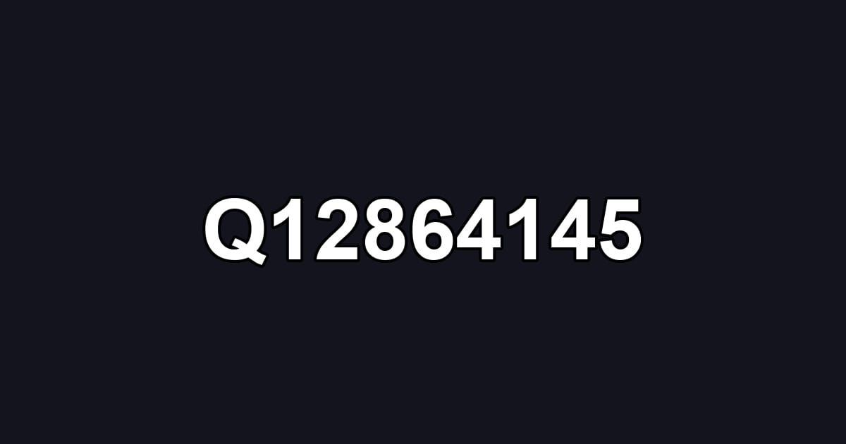 Q12864145