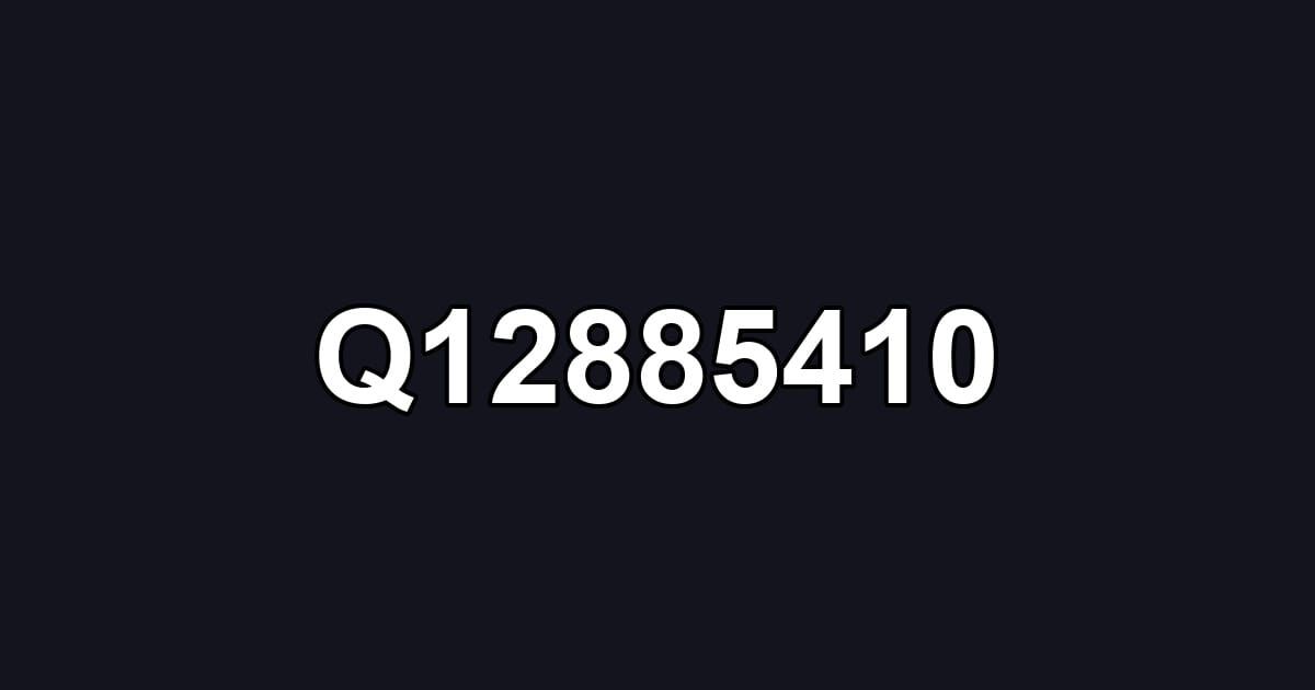 Q12885410