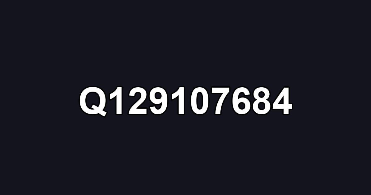 Q129107684