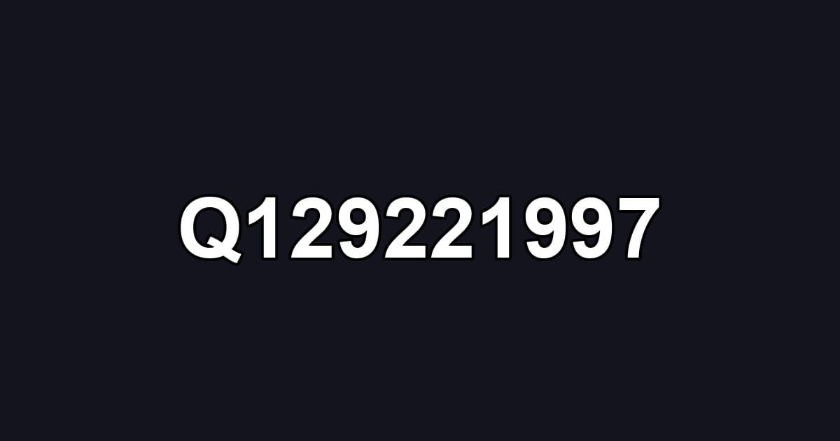 Q129221997