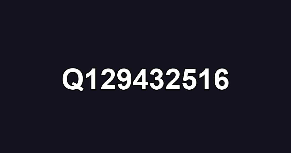 Q129432516