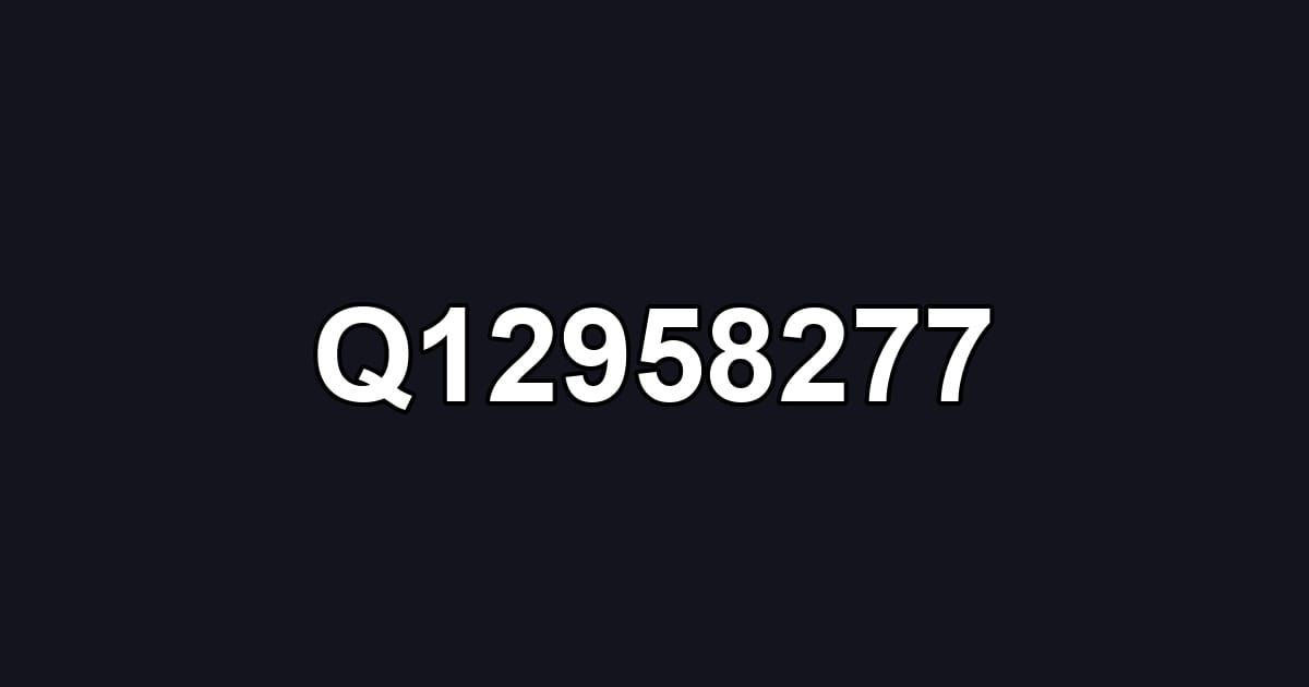 Q12958277