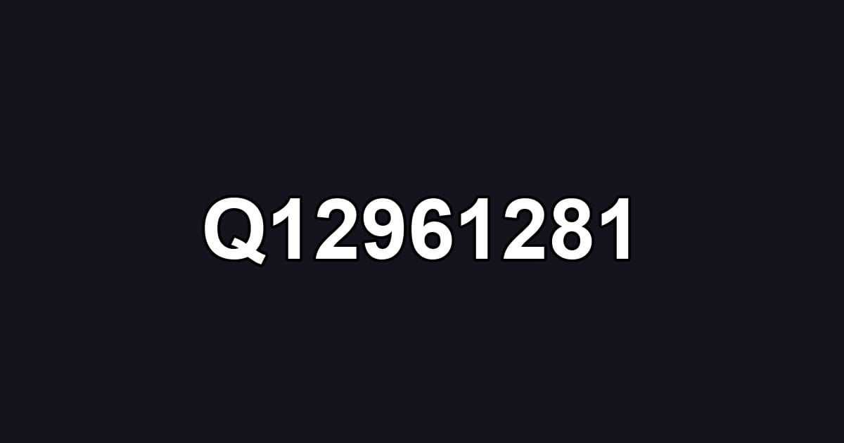 Q12961281