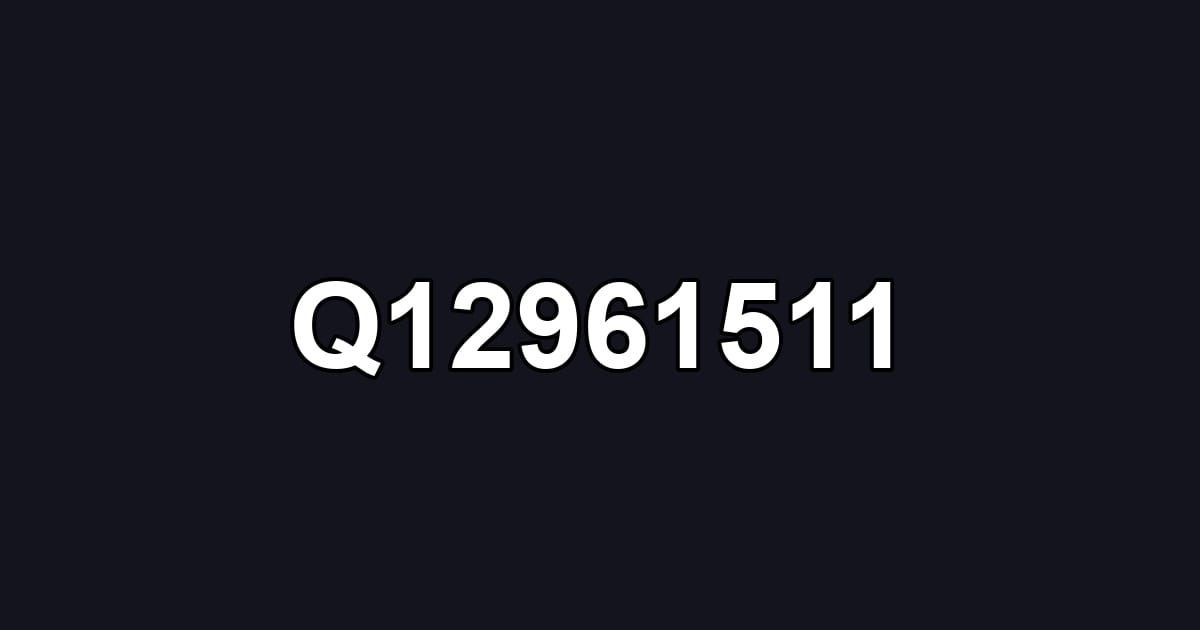 Q12961511