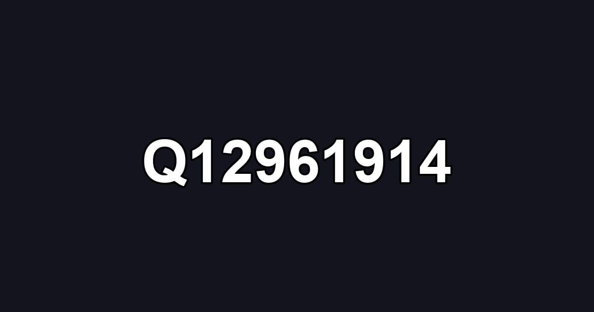 Q12961914