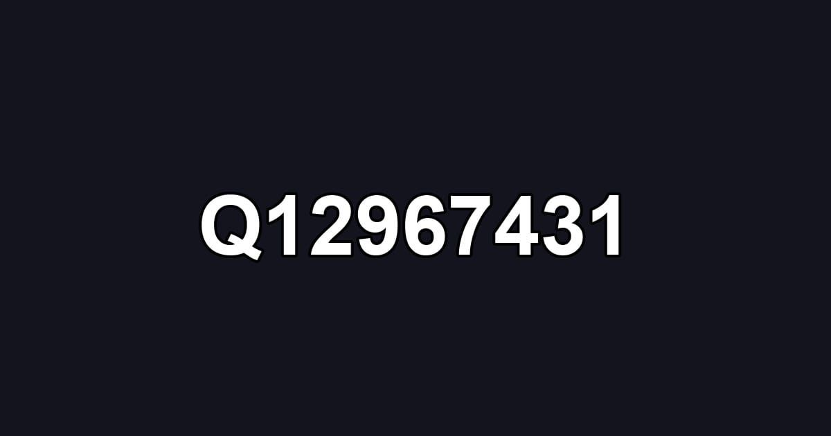 Q12967431